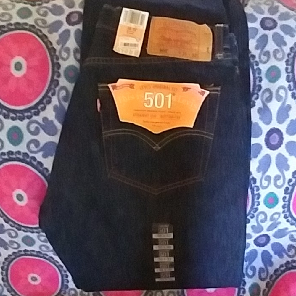 Brand new Levi's 501s D.Blue